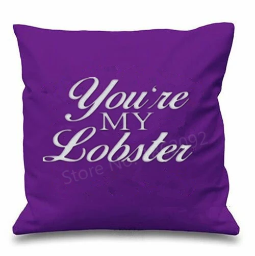 Омар украшения новизна омара чехол для подушки Чехол с надписью фон под заказ