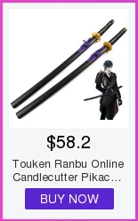 Ichigo меч Bleach Аниме двойное лезвие Wield Zangetsu Kurosaki косплей реквизит декоративный деревянный меч