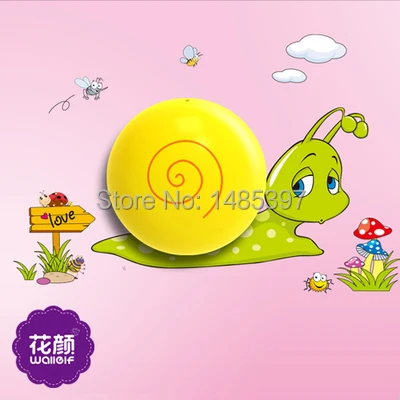 Energy saving light sensing wallpaper wall creative LED plug-in Nightlight children bedlamp Bao Baodeng Snail 1064 | Освещение