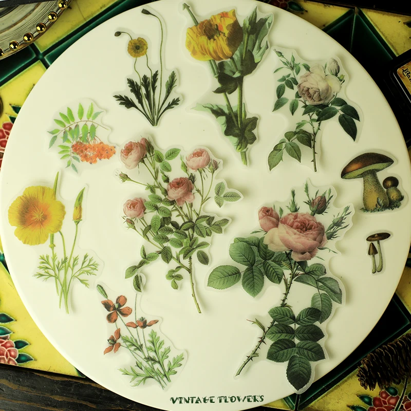 40 шт цветок завод серии наклейки Скрапбукинг счастливый планнер/изготовление