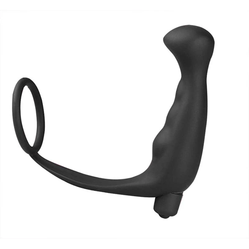 Men Fantasy Silicone Male Prostate Massager Cock Ring Vibrating Anal Sex Toys Butt Plug for Adult Products |