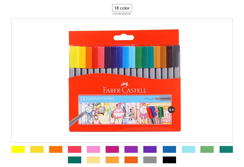 Faber Castell 12/18/30 цветов чешское стекло может быть собран воды с цветным рисунком пера дизайн ручной росписью крюк mark ручка