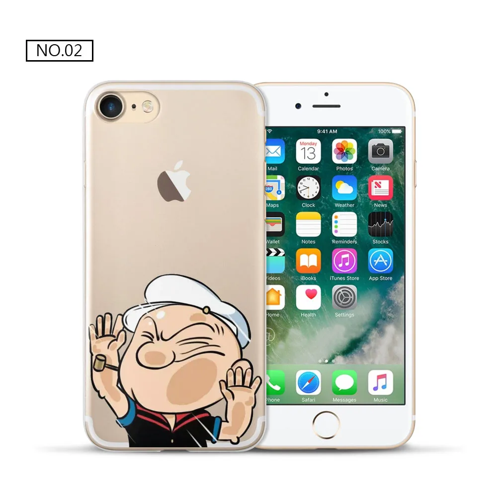 Для apple iphone x 7 8 плюс Чехол серии чехол для Coque iPhone7 Plus новые милые животные fundas |