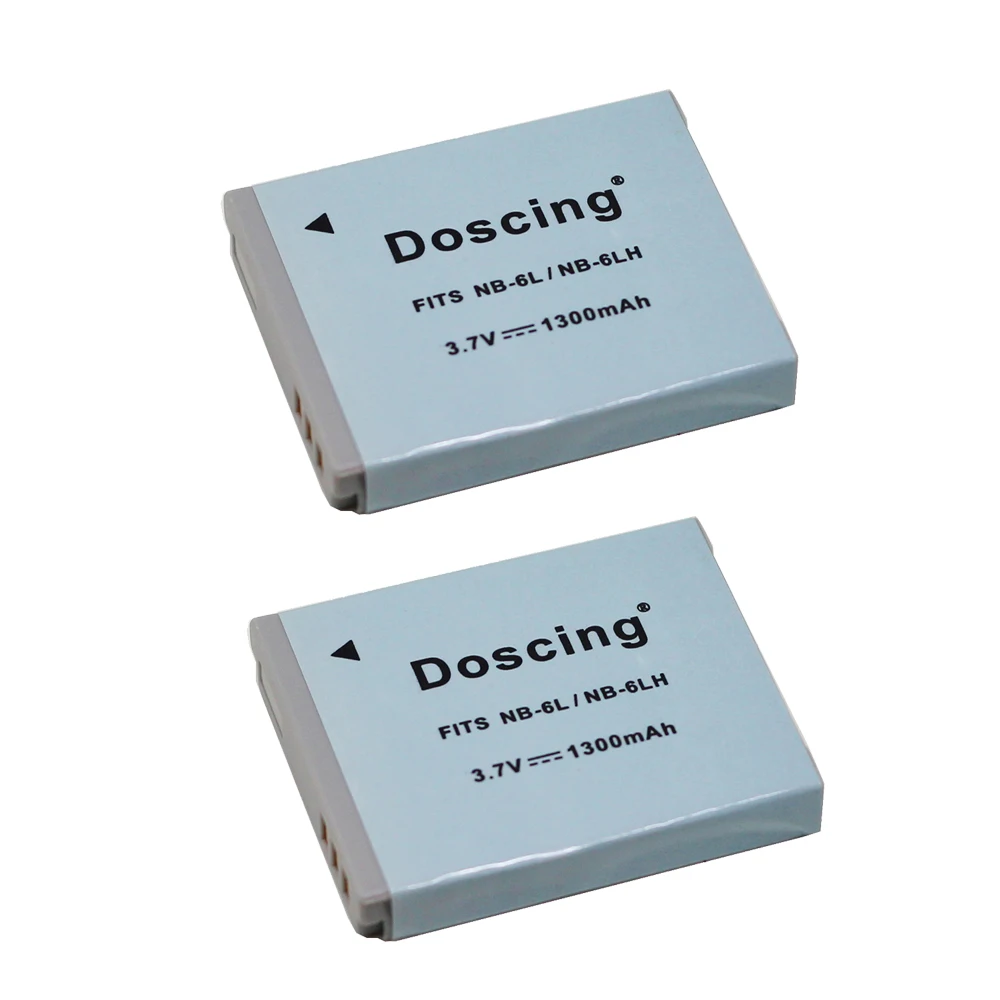 Аккумулятор 6LH для камеры Canon 2 шт. HS SX520 SX530 SX540 SX600 SX610 SX700 SX710 IXUS 95 200 210 105|Цифровые
