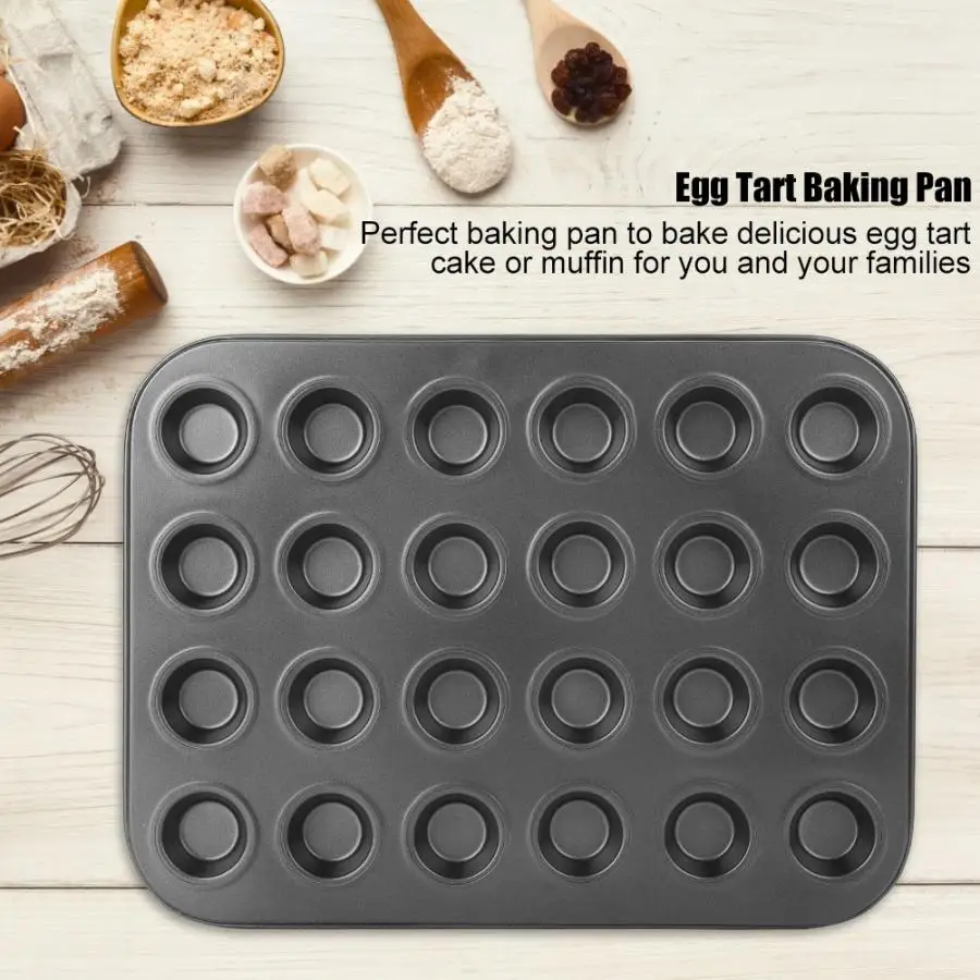 24 чашки нержавеющая сталь не липкий торт яйцо для маффина Tart форма для выпечки хлеба горячий