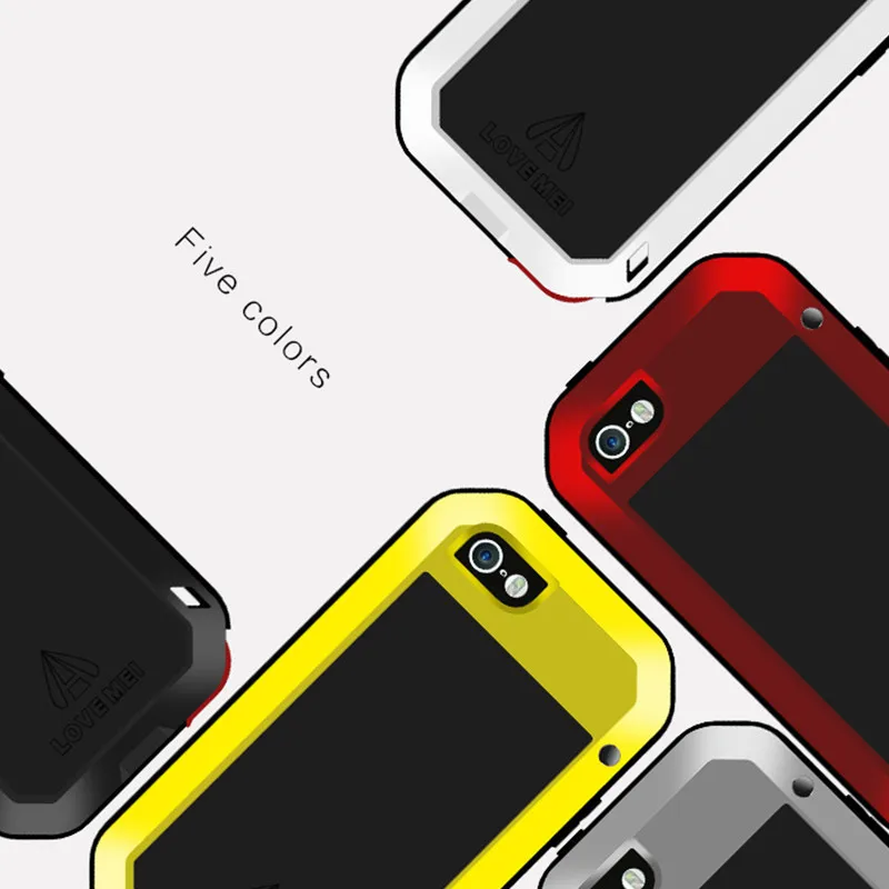 Алюминиевый Чехол для Apple iPhone 8 7 Plus ударопрочный водонепроницаемый металлический