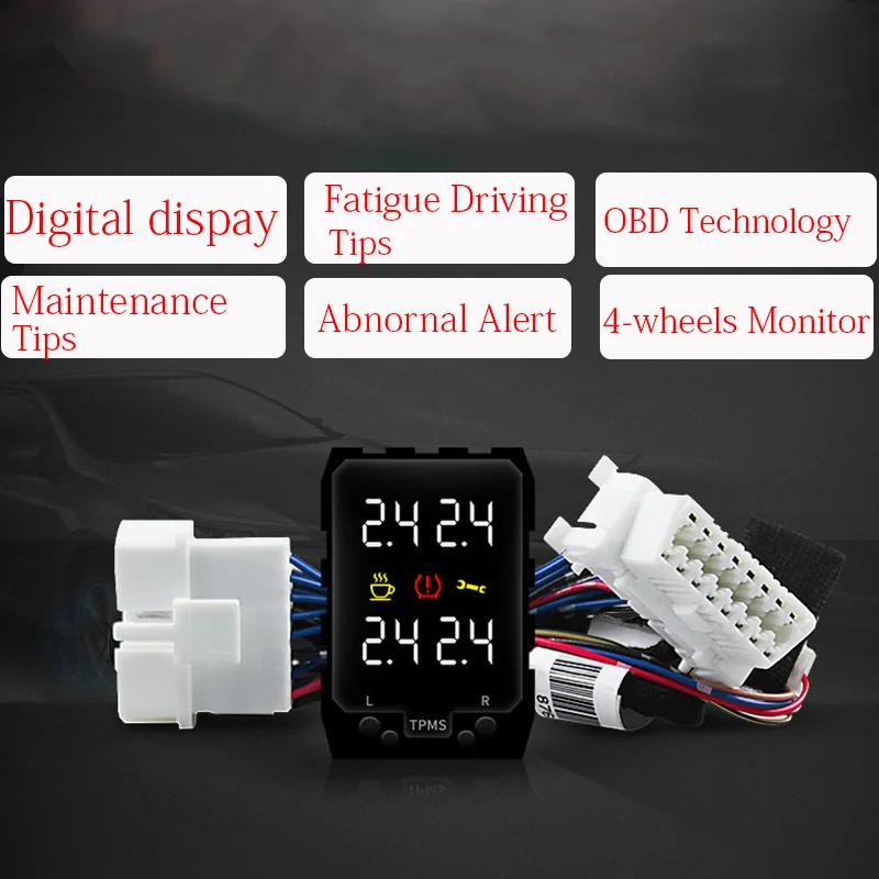 Автомобильный монитор давления в шинах OBD TPMS автоматический замок для Mitsubishi Outlander 2013- Xpander Eclipse Cross Mirage L200