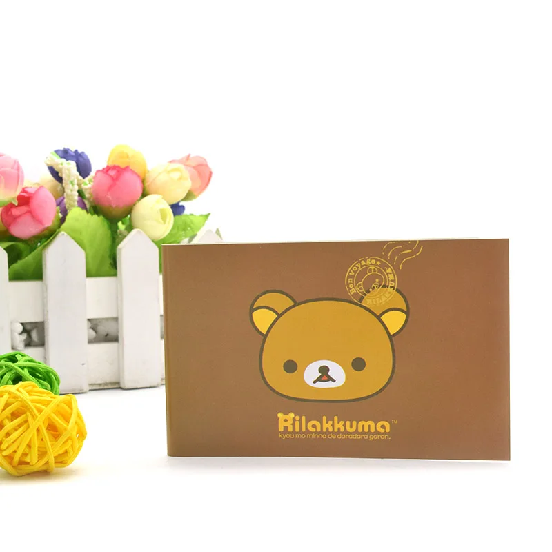 4 шт./компл. Kawaii резиновый чехол для ноутбука мини портативный Блокнот Журнал