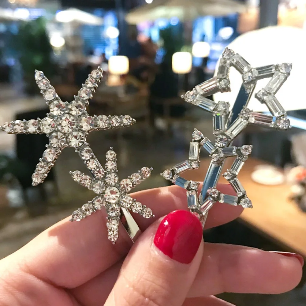 Модные зажимы для волос M MISM для девочек, стильные, сладкие, простые, в корейском стиле, из сплава BB, ручной работы, INS аксессуары.