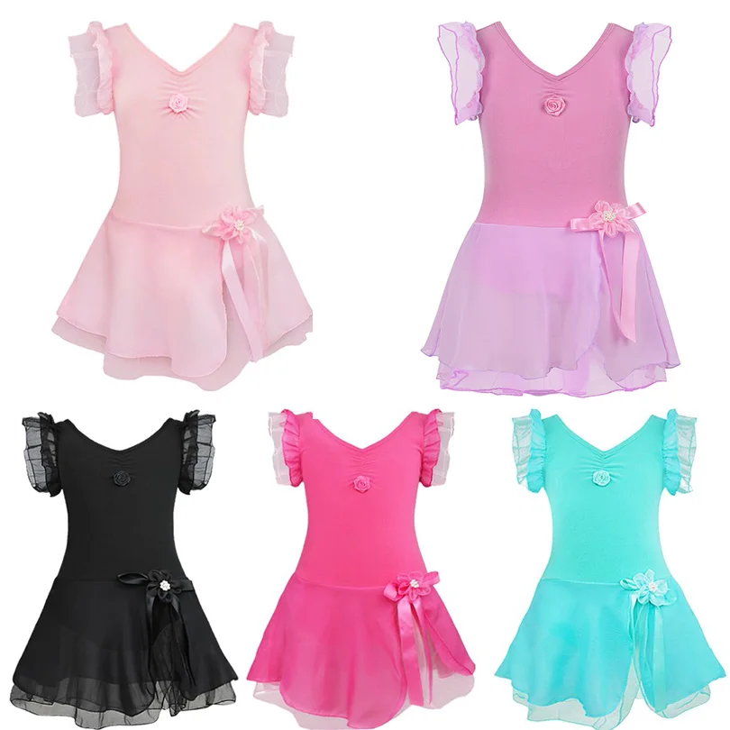 Детское балетное платье для девочек гимнастическое трико пачка детское с