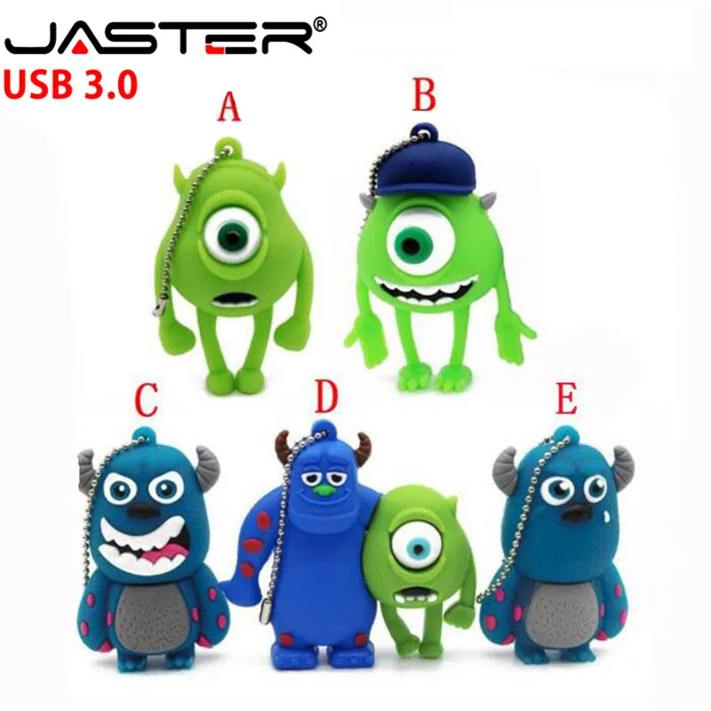 JASTER милый Университет Монстров USB флеш-накопитель USB 3,0 флеш-накопитель Миньоны карта памяти 4 ГБ 8 ГБ 16 ГБ 32 ГБ 64 ГБ подарок