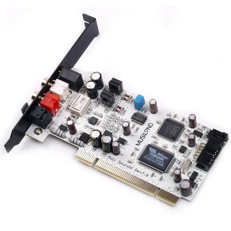 Оригинальный Musiland Moli PCI интерфейс звуковая карта HIFI 24bit/192 кГц ASIO для ПК
