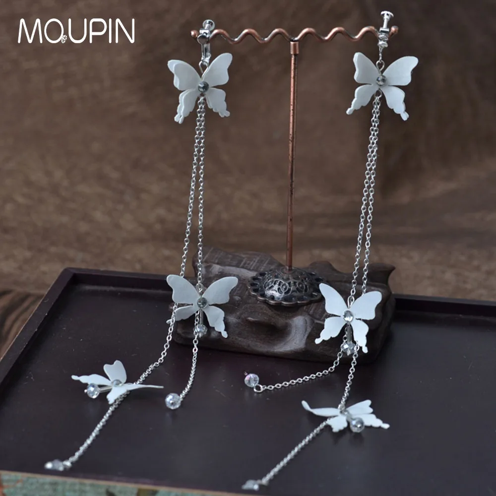 MQUPIN модные серьги с кисточками для женщин ювелирные изделия серьги-подвески