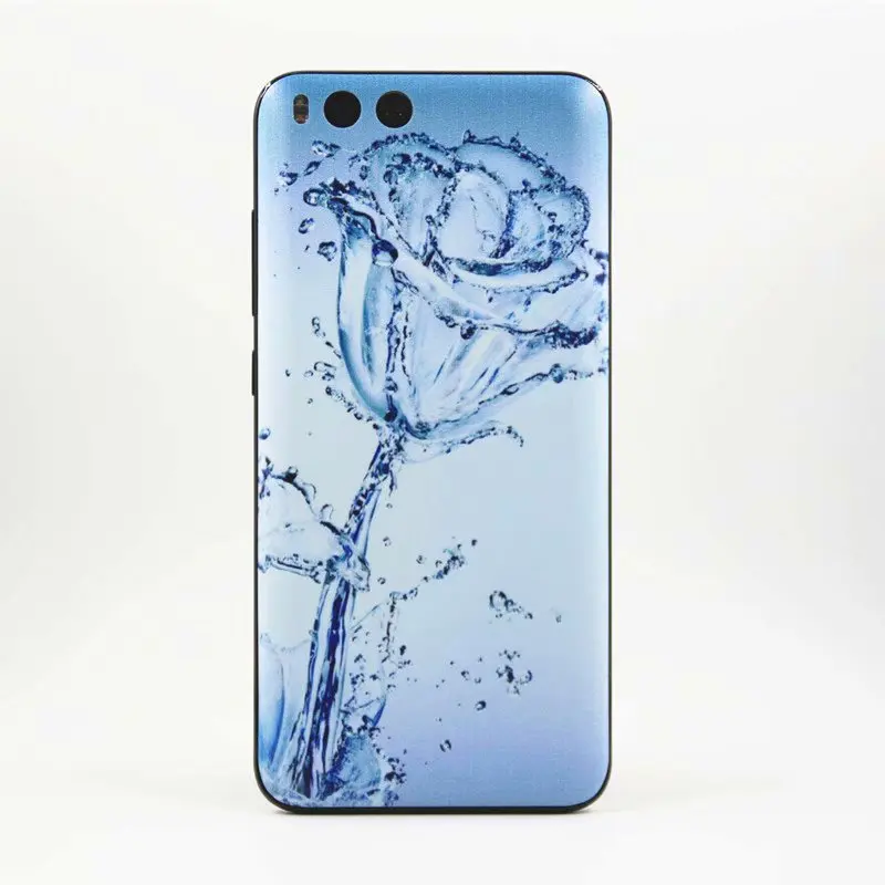 1 Модные тиснение задняя оболочка для xiaomi mi 6 mi 6 Батарея крышка дверца батарейного Корпус замена запасных Запчасти 3M клей для xiaomi 6 - Цвет: 1
