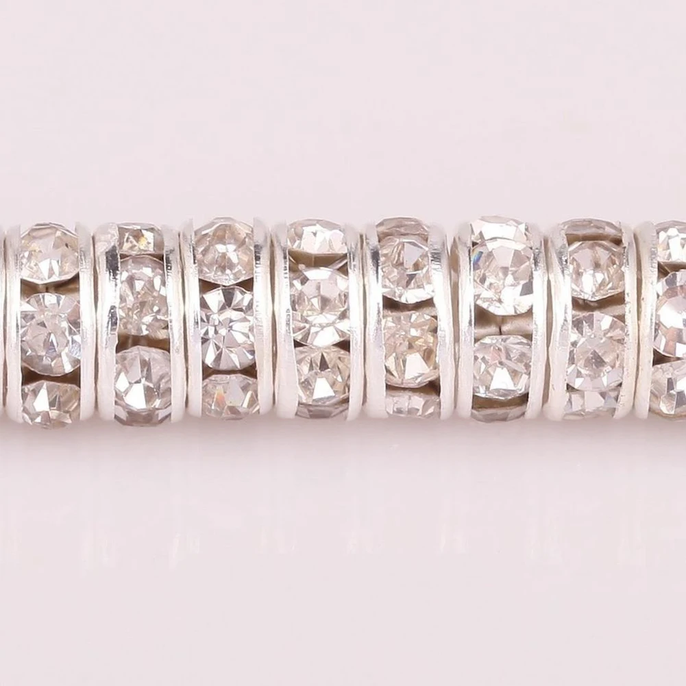 

1 Pack Clear Round Loose Spacer Beads DIY Bracelet Jewelry Making Crafts 8mm fashion