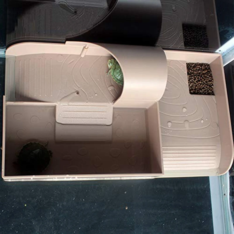 

Best Creation Core Deluxe Turtle Lagoon With Basking Ramp Box Reptile Habitat For Tortoise Amphibious Aquariums Tank