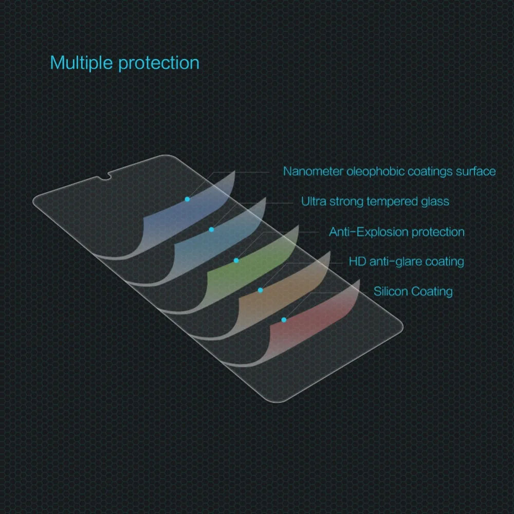 

Huawei P30 Glass Nillkin 9H Hard 0.33MM Ultra-Thin Tempered Glass Screen Protector for Huawei P30 Nilkin Protective Glass Film