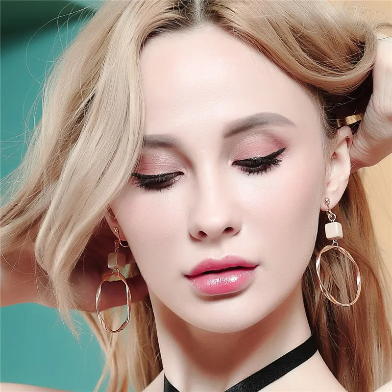 Sulemon круглые клипсы для ушей без пирсинга отверстия серьги женщин золотые