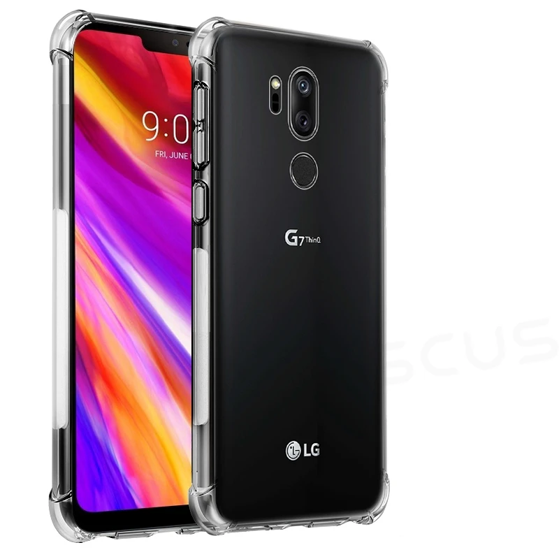 Прозрачный ударопрочный силиконовый чехол для LG K40 K50 K9 K11 K12 Plus G8S G8 V40 V50 ThinQ Q60 G8X V50S