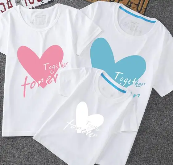 Хаки Одинаковые комплекты для семьи футболки с надписью «love» Одежда для мамы и дочки платье для мамы и дочки футболки для папы и сына, одежда 4XL 5XL - Цвет: Хаки