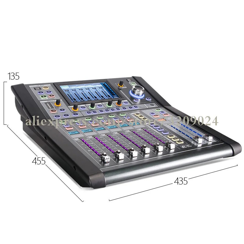 Pro DJ 16 канальный многофункциональный цифровой сенсорный экран микшер контроллер с Bluetooth USB 48 В фантомное питание Аудио Смешивание звука