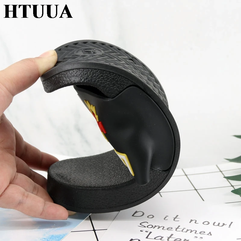HTUUA/женские тапочки Корейские шлепанцы на плоской подошве с мороженым