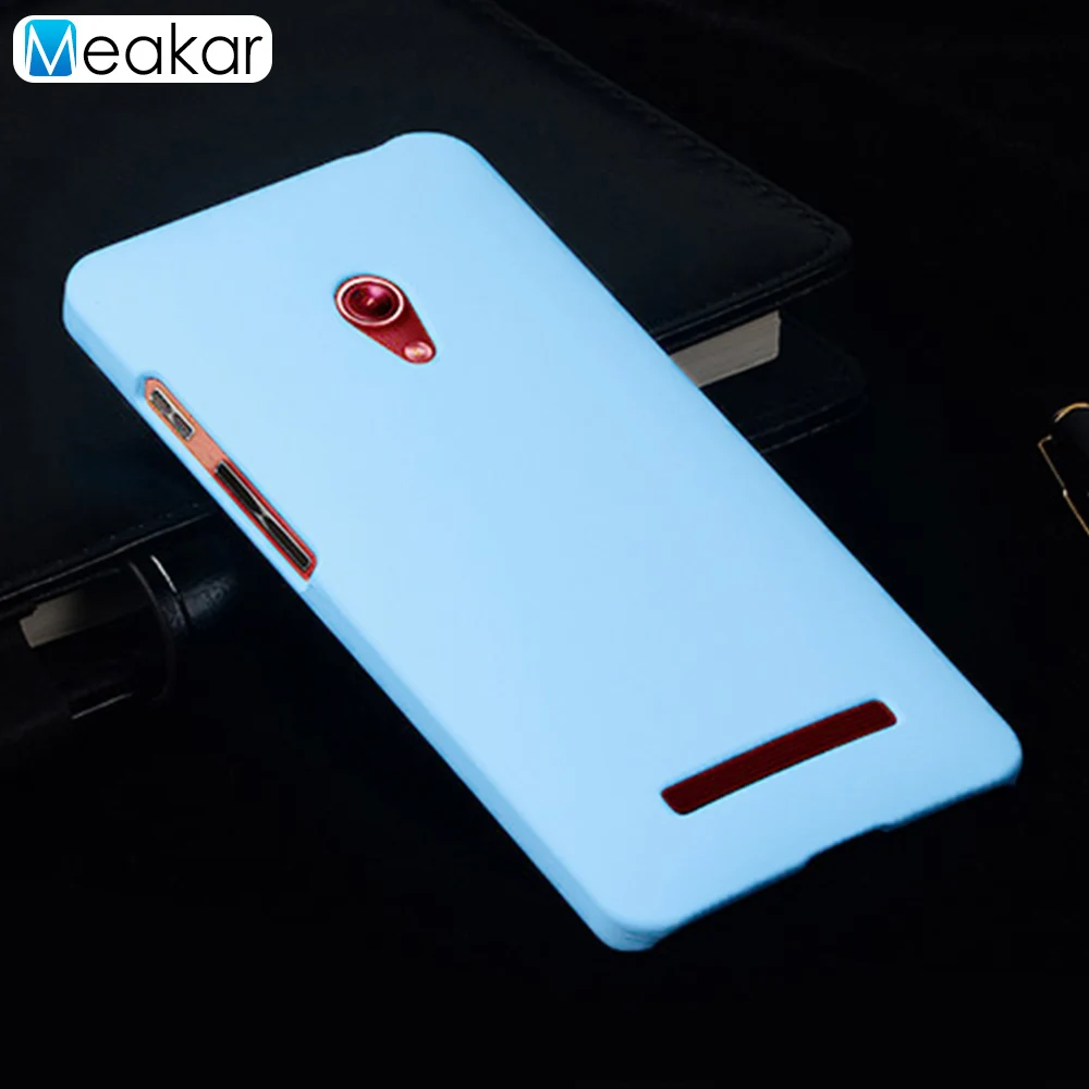 sky blue Матовая Пластик Coque 5.0For Asus Zenfone 5 A501cg чехол для Asus Zenfone 5 A501cg A500kl A500cg телефона чехол-лента на заднюю панель - Цвет: sky blue