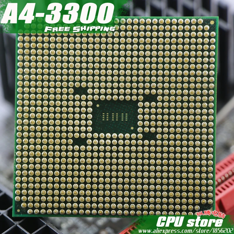 Бесплатная доставка процессор AMD A4 3300 Dual core FM1 2 5 GHz 1MB 65W cpu pieces интегрированной