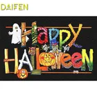 Полноразмерная Алмазная мозаика с мотивом Хэллоуина, тыква, призрак, 5D, алмазная вышивка сделай сам, полноразмерная круглая алмазная живопись, вышивка крестиком