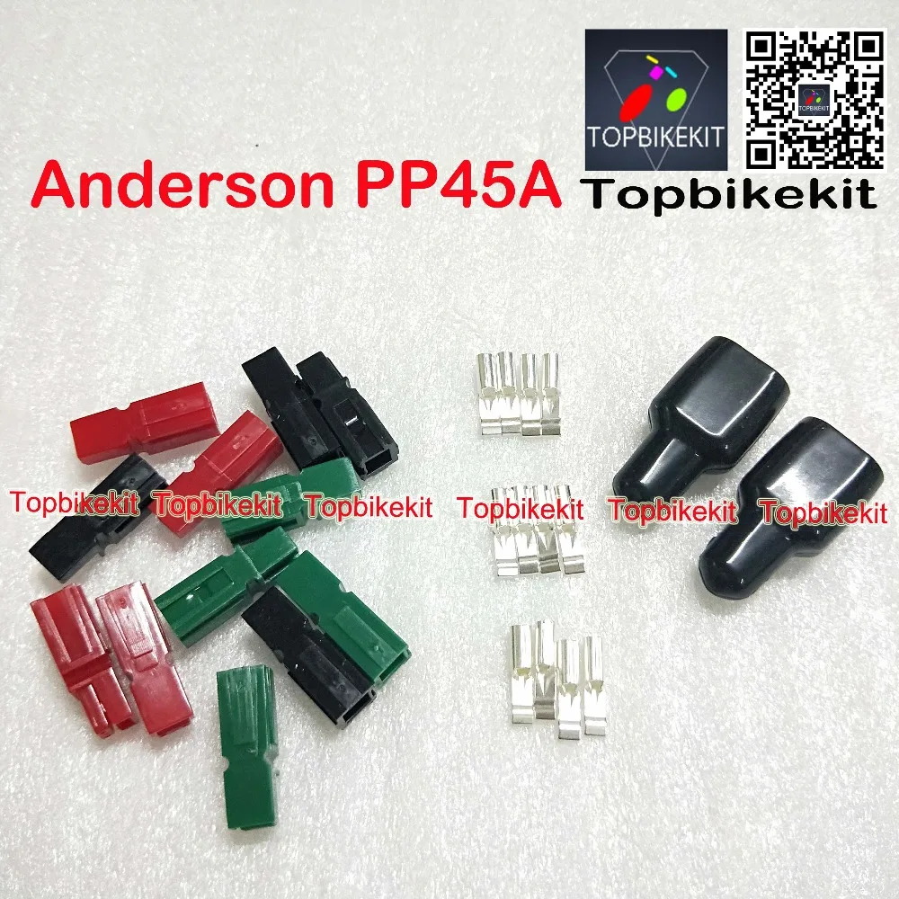 Разъем питания для Anderson 45A красный черный зеленый разъем электровелосипеда гольф