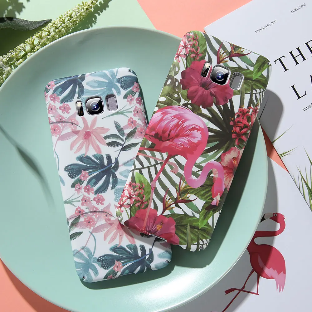 Чехол KISSCASE с тропическими листьями для Samsung Galaxy A70 A50 A505 A 50 A30 A90 Фламинго цветок