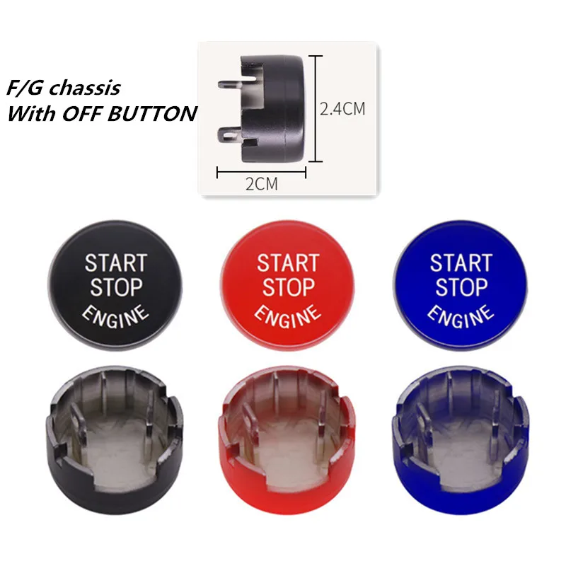 Кнопка запуска и остановки двигателя автомобиля крышка для шасси BMW F F30 F10 F34 F15 F25