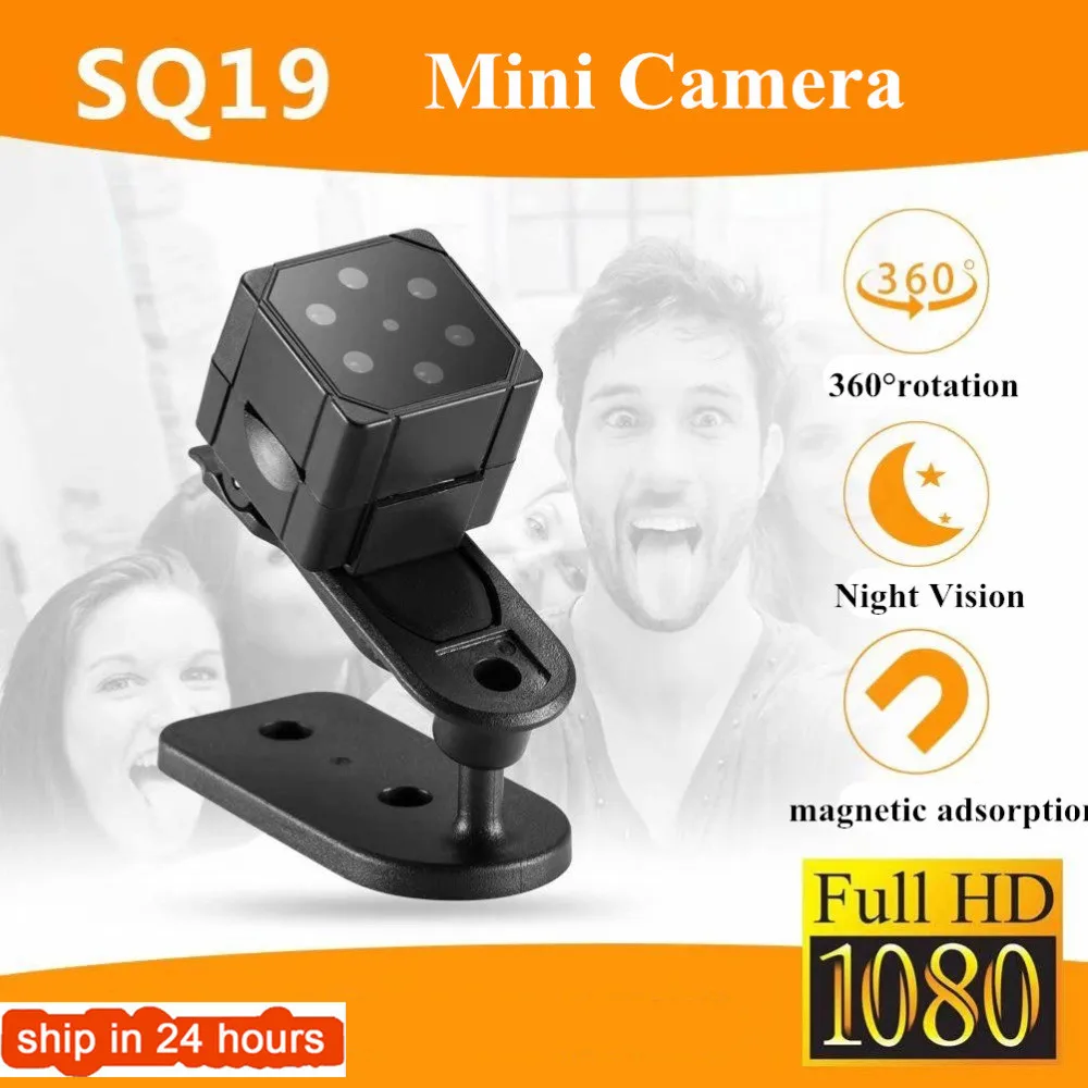 SQ19 мини камера 1080P маленькая oculta датчик движения ночного видения pk sq11 sq12 sq8 sq13