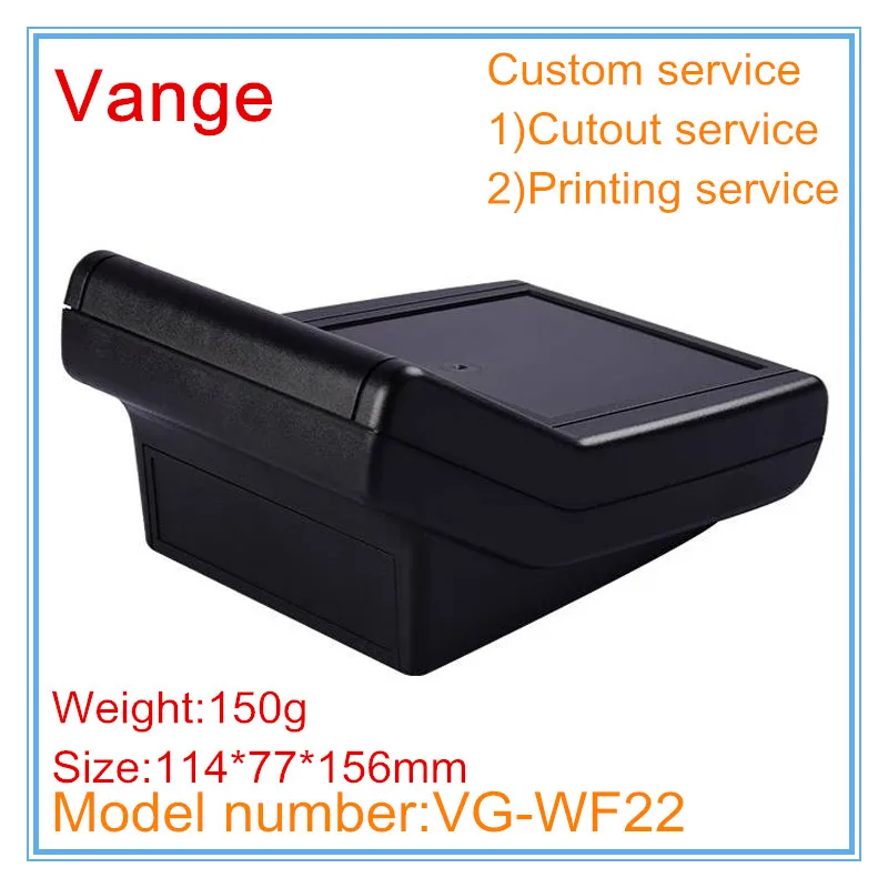 1pcs/lot wifi router amplifier housing 114*77*156mm IP54 ABS plastic instrument box case for wire connector |