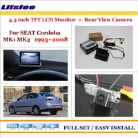 auto camera for seat cordoba mk1 mk3 1993 2008 car back up reverse cam 4 3 lcd monitor rearview parking system