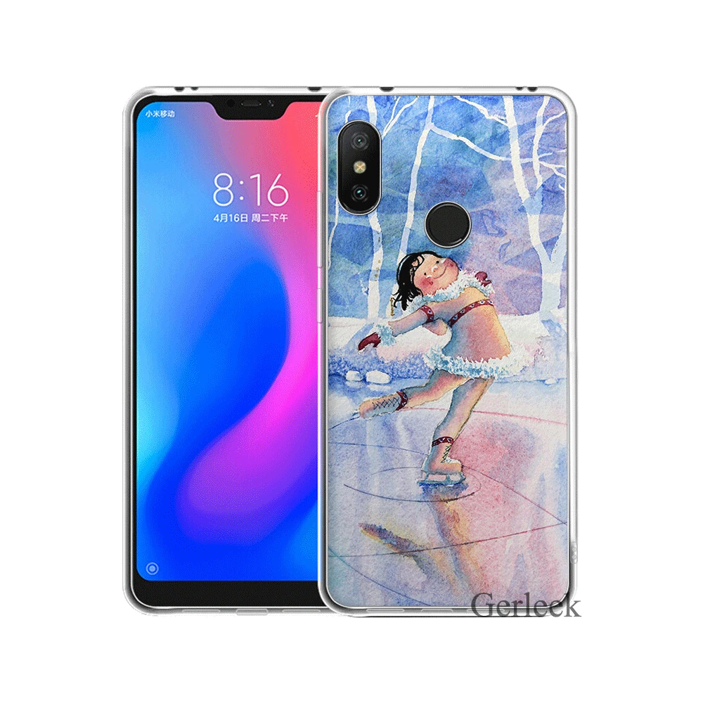 Чехол для телефона с фигурным катанием Xiaomi Redmi Note 3 Pro 4 4X 5 6 5A Prime|Чехлы-накладки| |