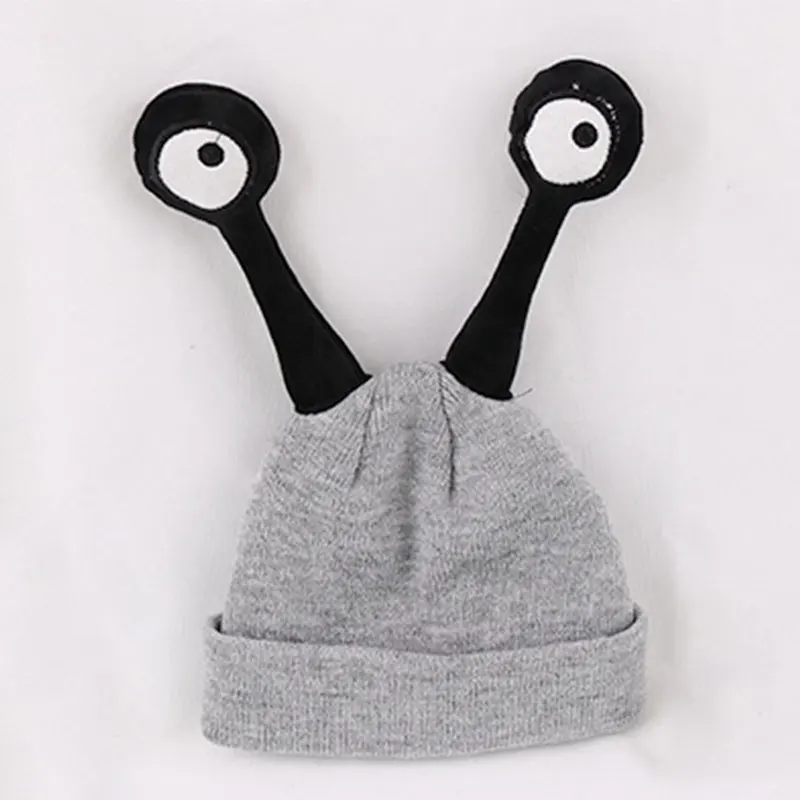 Детская Зимняя Шапка бини милая шапочка для малыша с героями мультфильма вязаная