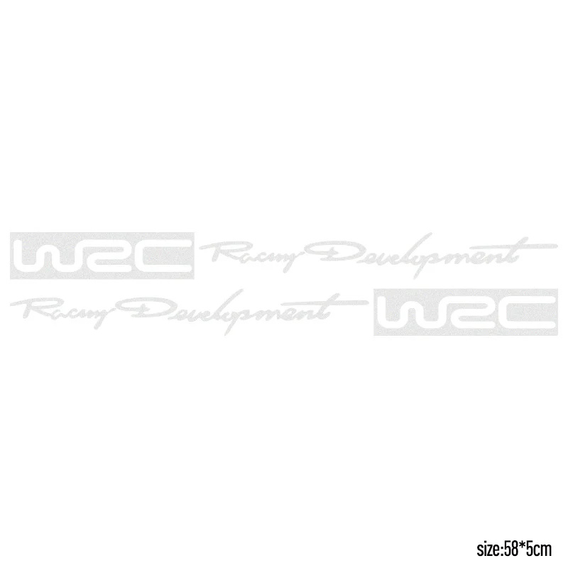 3 пары настраиваемых наклеек WRC для ралли наклейка Стайлинг автомобиля BMW Citroen VW
