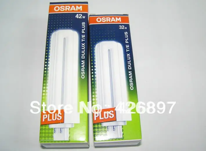 OSRAM DULUX T/E PLUS 32W компактная флуоресцентная лампа, LUMILUX T/E 32 W/830 теплый белый, 32 W/840 холодный белый, 4 контакта 3U лампа