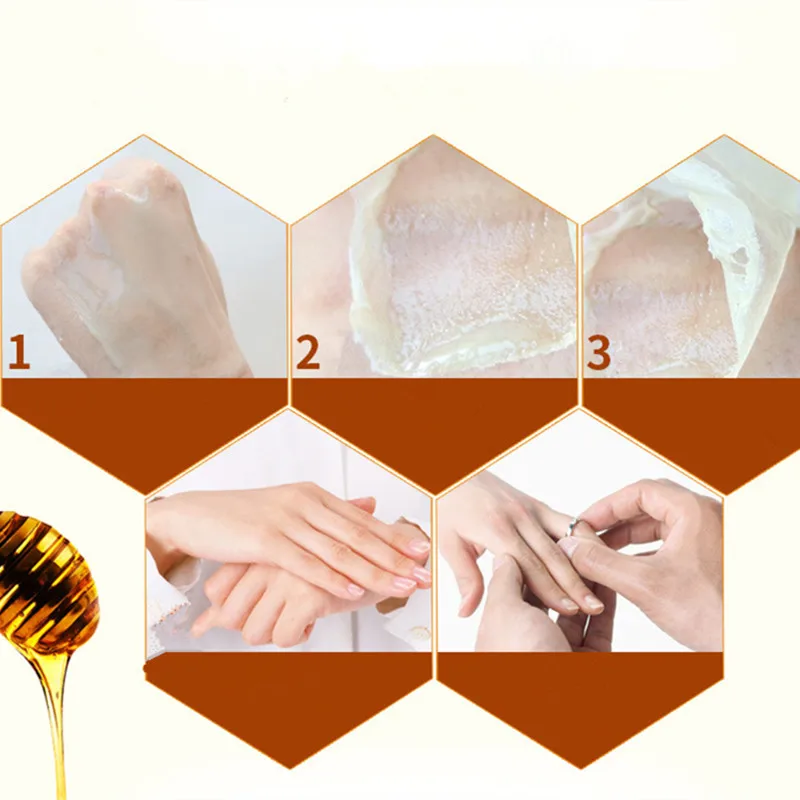 Молочный мед парафин маска для рук уход за руками увлажняющая отбеливающая