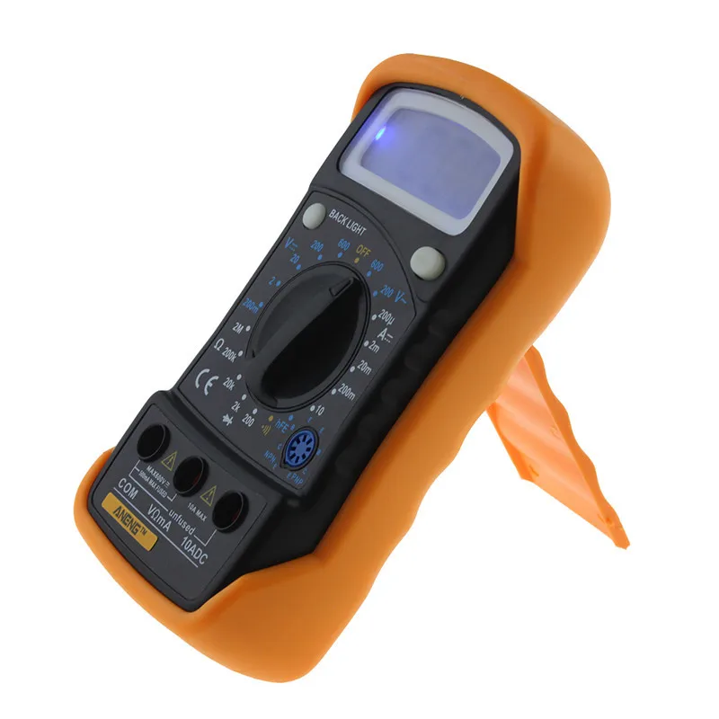 Цифровой мультиметр с ЖК дисплеем вольтметр Омметр переменного/постоянного тока