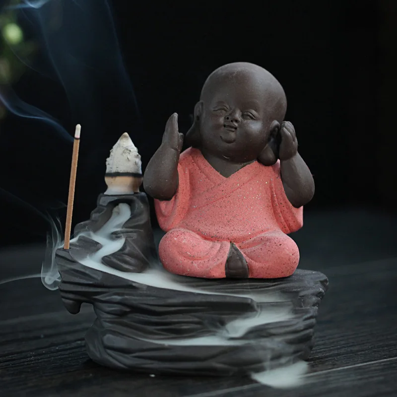 Буддистский креативный домашний декор маленькая Будда студийная курильница для