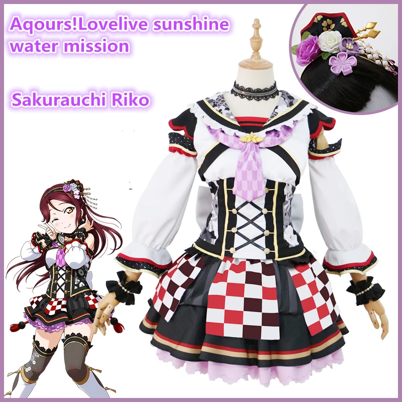 Изготовленный На Заказ Aqours!Lovelive солнце lunar января Новый год Фестиваль Ватанабе вы