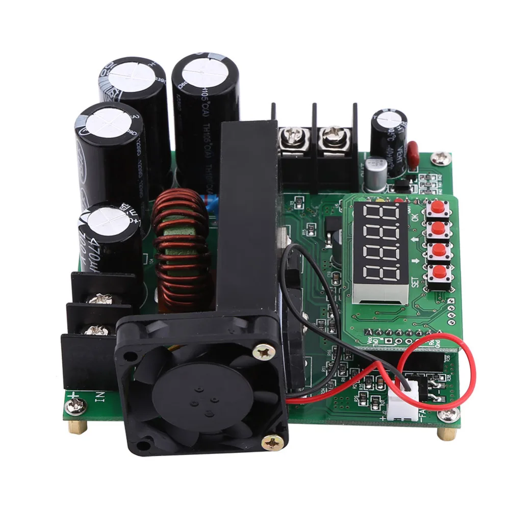 DIY повышающий преобразователь напряжения 900 Вт DC высокоточный контроль повышающий преобразователь регулятор с высоким микро управлением