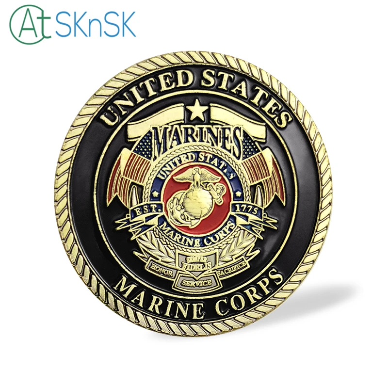 50/100 шт./лот Новое поступление сувенирные монеты Semper Fidelis выпуск собак войны