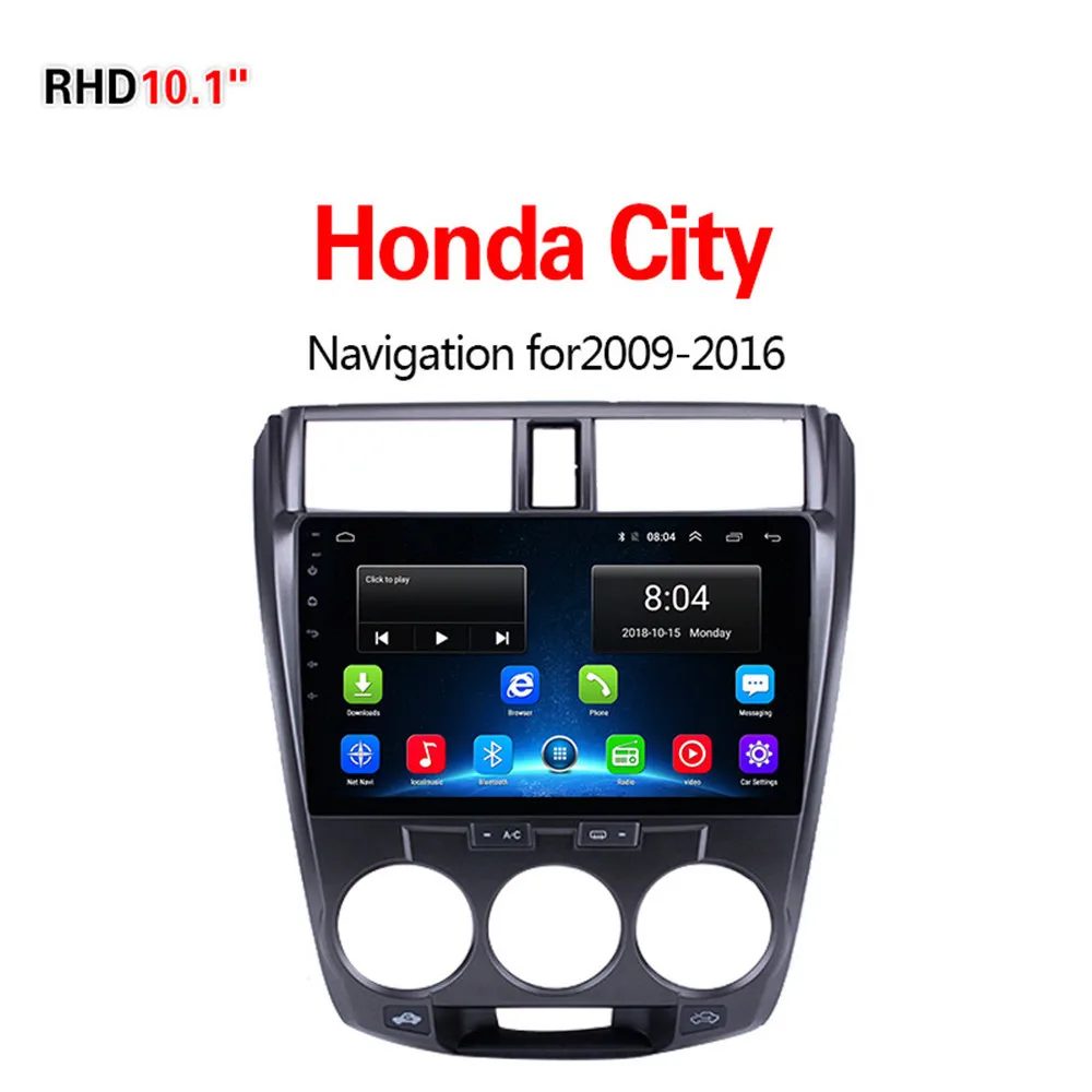 Lionet gps навигация для автомобиля Honda CITY 2011 2016 10 1 дюймов RH1008Y|GPS транспорта| |