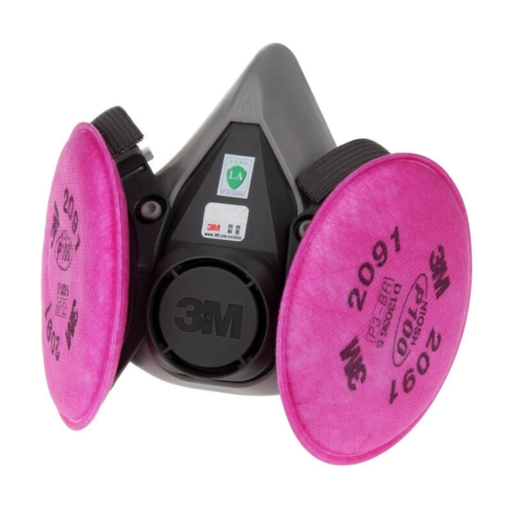 2PCS 3M 2091 Particulate Filter 3M Series Gas Mask Respirator P100 Paint Spray Industrial Chemcial Dust Smoke Mask