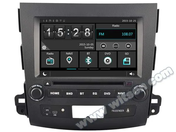 WITSON автомобильный DVD GPS для MITSUBISHI OUTLANDER с пленочным экраном + 1080P DSP WiFi 3G DVR хорошая