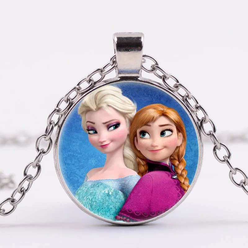 Disney Мультфильм Замороженные дети ожерелье принцессы Эльзы кукла аксессуары девушка Детский наряд для дня Рождения день детей подарок косметический игрушка косметика