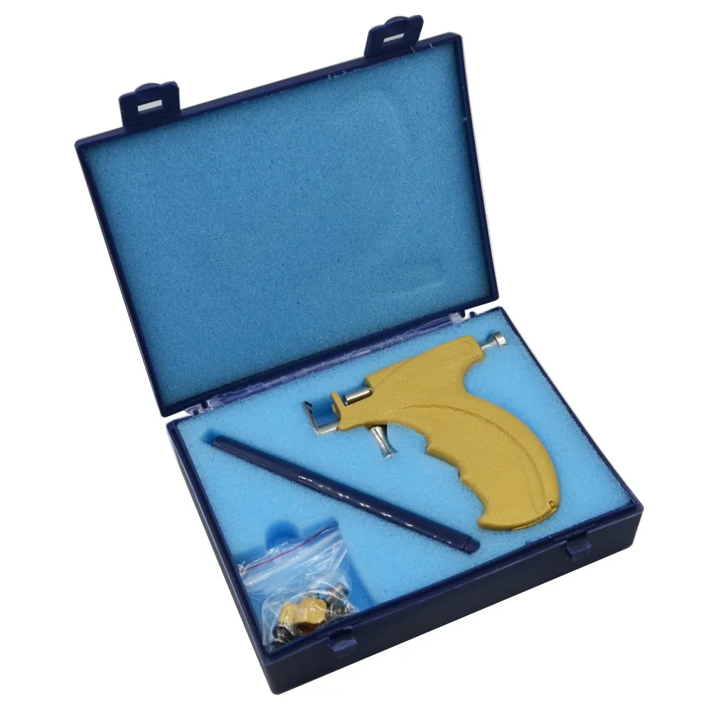 Professional Stainless Steel Ear Piercing Gun Kit Set with Safe Sterile Needles - Ideal for Ear, Nose, Navel, and Body Piercings with Good Packaging image 5